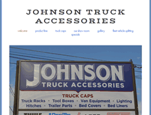 Tablet Screenshot of johnsontruckaccessories.com
